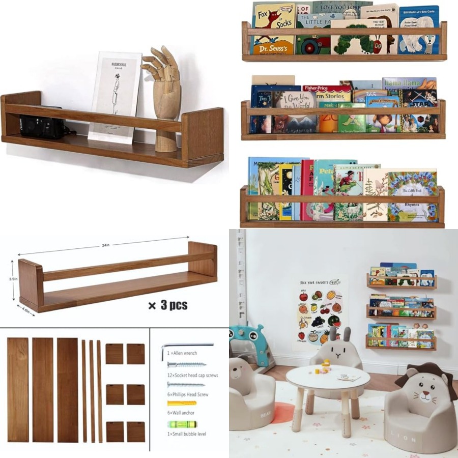 Baby Nursery Floating Shelves - Rak Buku Menggantung untuk Dekorasi Kamar