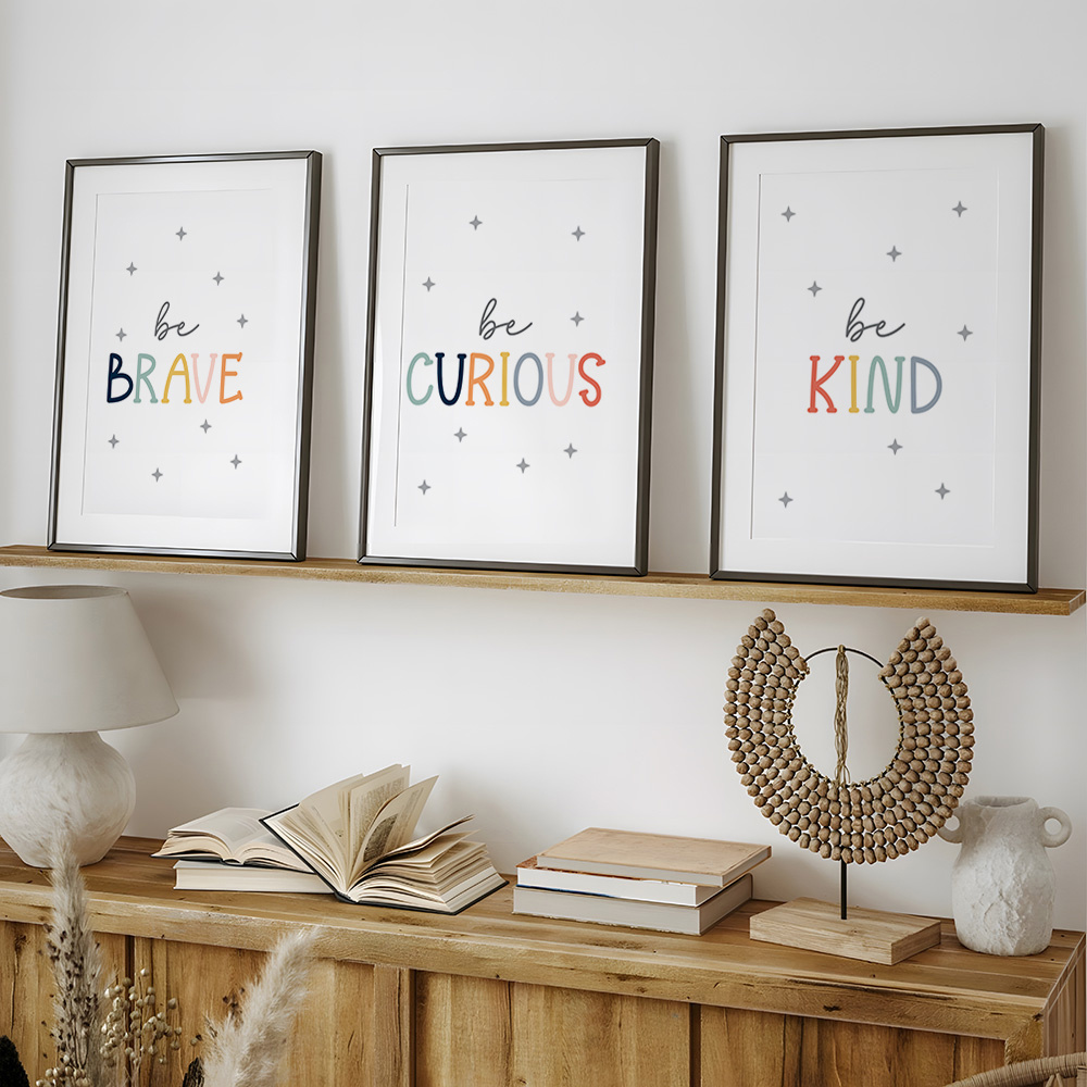 Baby Nursery Posters - 3 buah Poster 