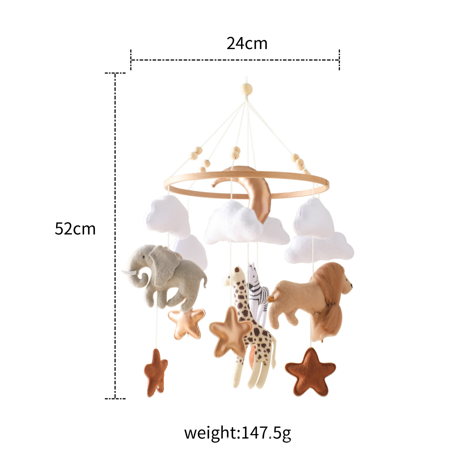 Baby Nursery Jungle - Diskon Besar Mainan Gantung Lonceng Tempat