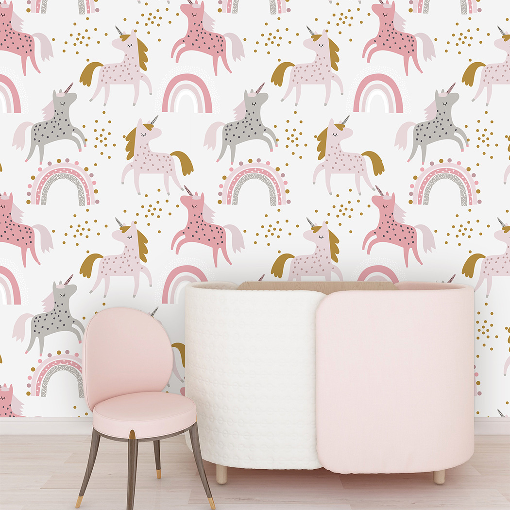 Wallpaper Kamar Bayi Perempuan - Baby Nursery Jungle ulasan dan harga