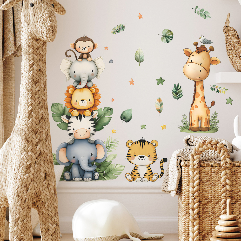 Stiker Dinding Hewan Hutan Boh - Baby Nursery Giraffe ulasan dan harga