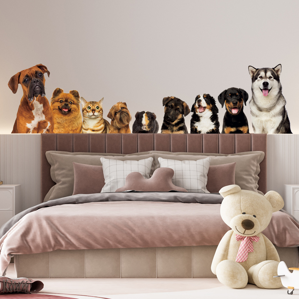 C30 #9 kucing lucu dan stiker  - Baby Nursery Wallpaper ulasan dan harga