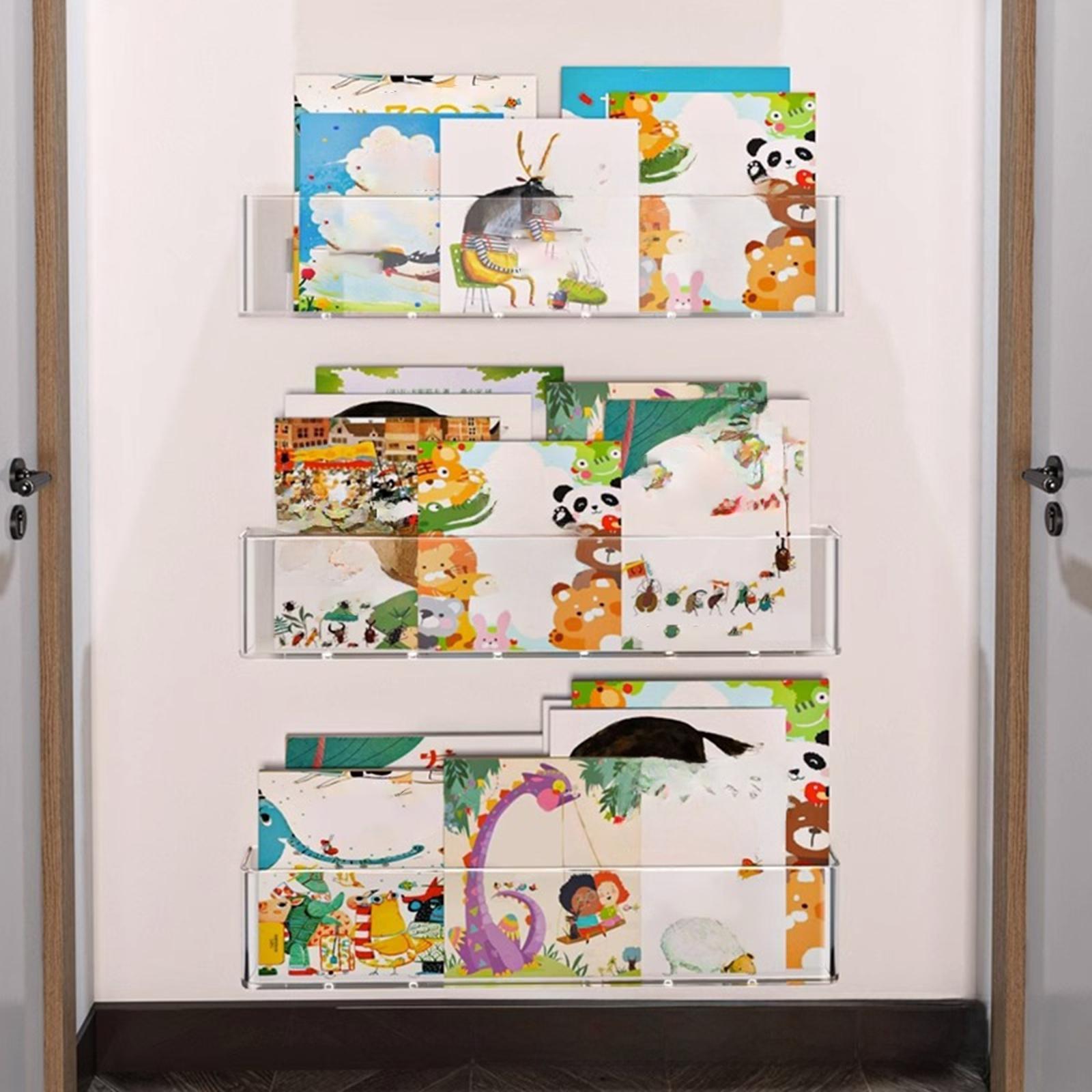3x Rak Buku Mengambang Rak Buk - Baby Nursery Floating Shelves ulasan dan harga