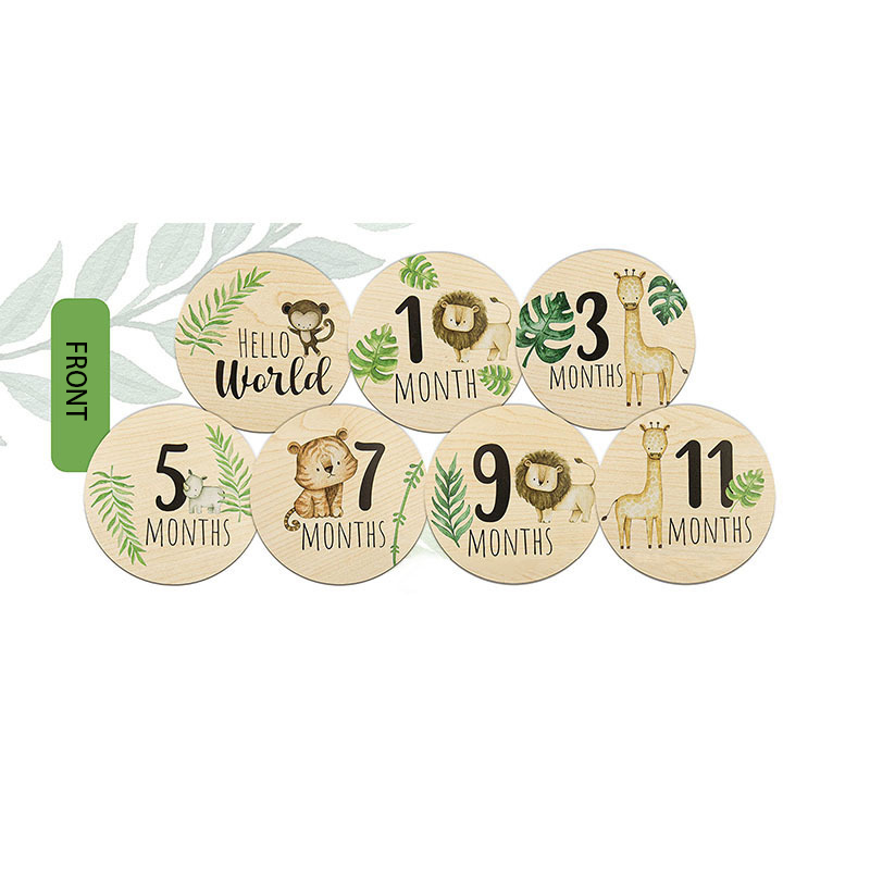 10X10CM 7pcs Kartu Tonggak Per - Milestone Card Set ulasan dan harga