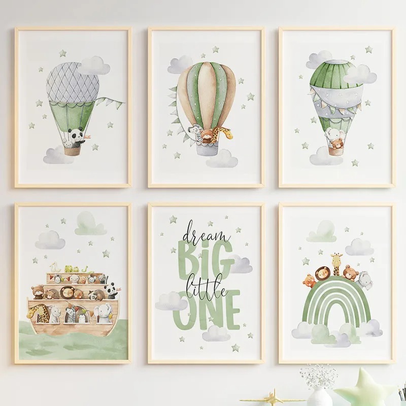 Balon Singa Harimau Jerapah Pe - Baby Nursery Giraffe ulasan dan harga