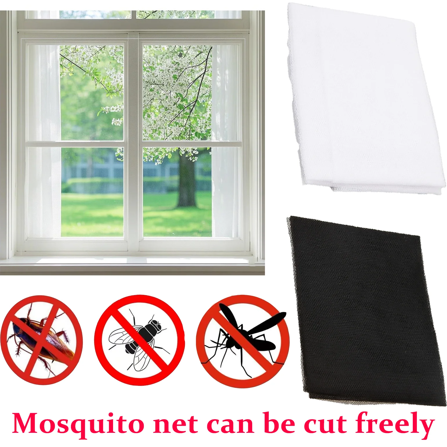 Jaring Nyamuk Jendela DIY Anti - Baby Nursery Hooks ulasan dan harga