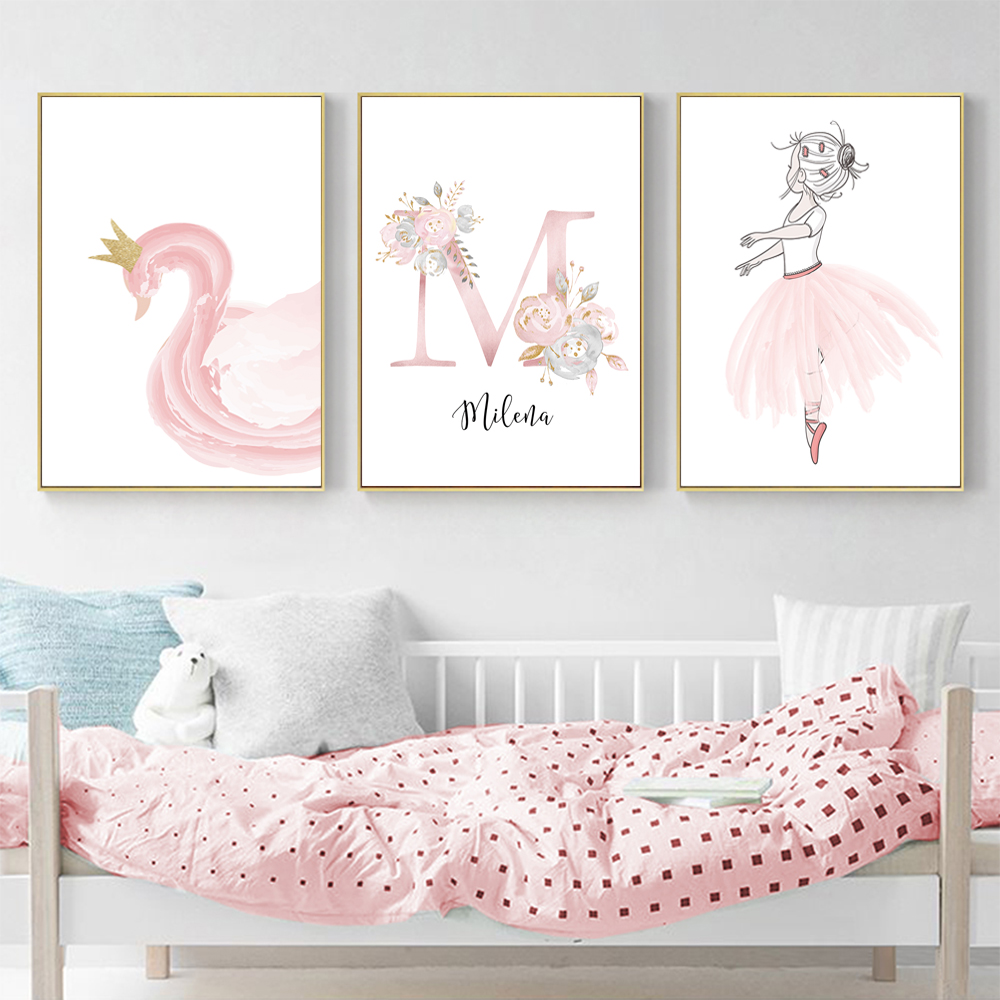 Poster bayi unik anak perempua - Baby Name Wall Art ulasan dan harga