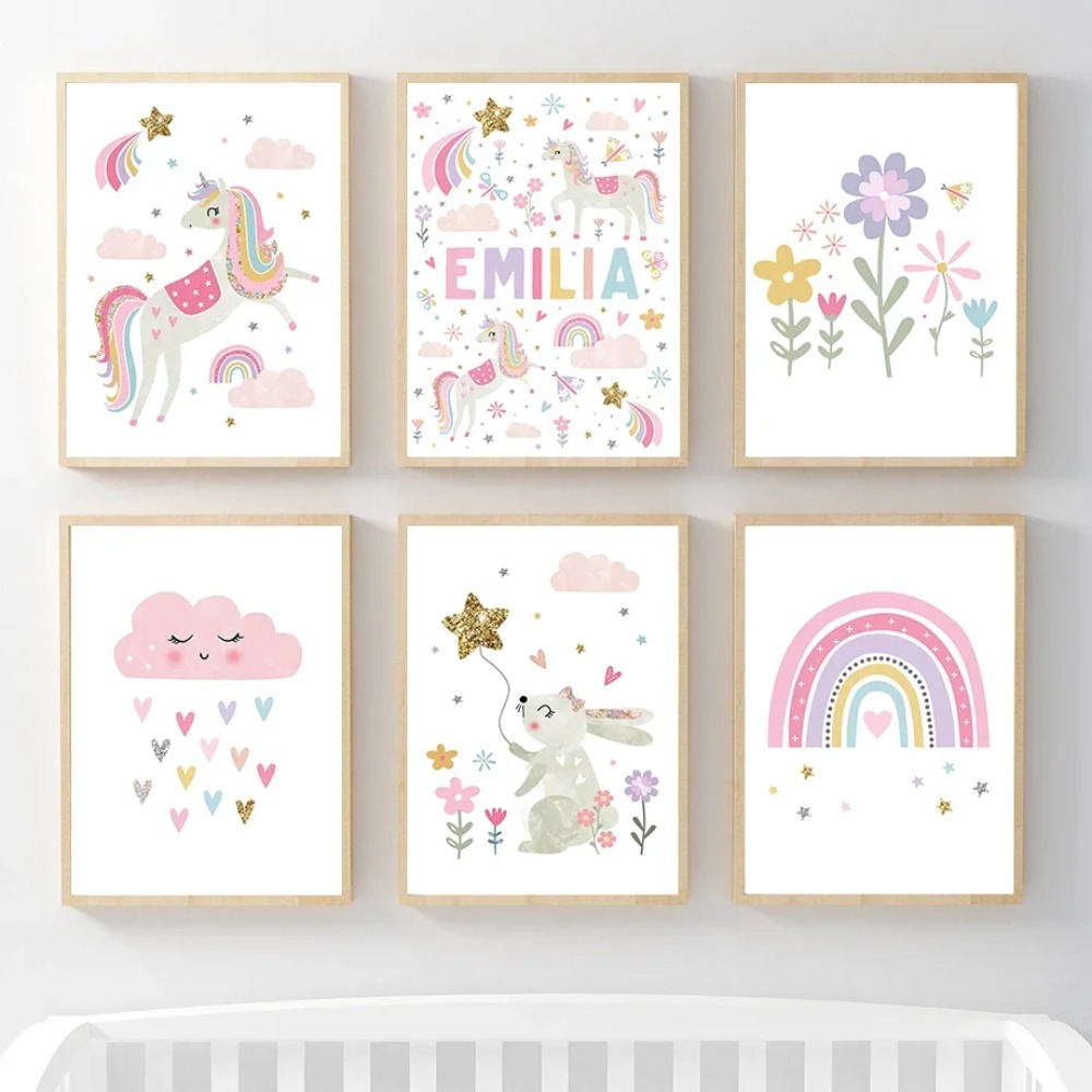 Poster Lukisan Kanvas Seni Din - Baby Nursery Posters ulasan dan harga