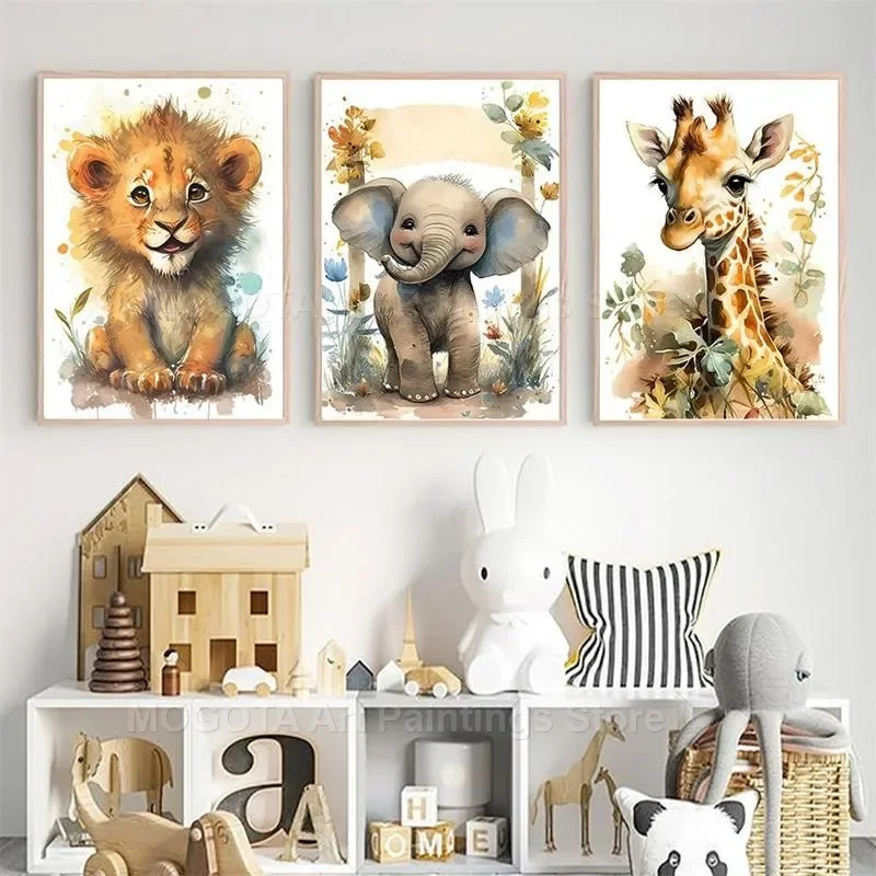 Cat Air Singa Jerapah Harimau  - Baby Nursery Giraffe ulasan dan harga