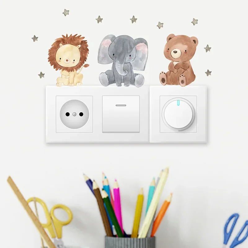 1/2/4/6Set Stiker Dinding Hewa - Wall Decal Nursery ulasan dan harga