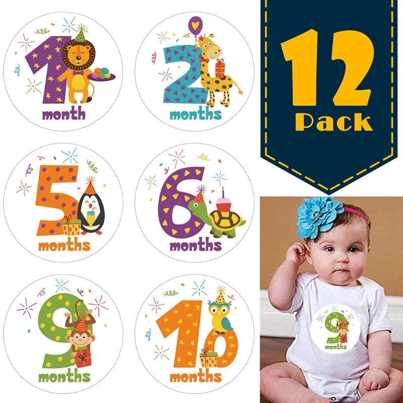 J2HD 12 Buah/Set Stiker Bulana - Milestone Card Set ulasan dan harga