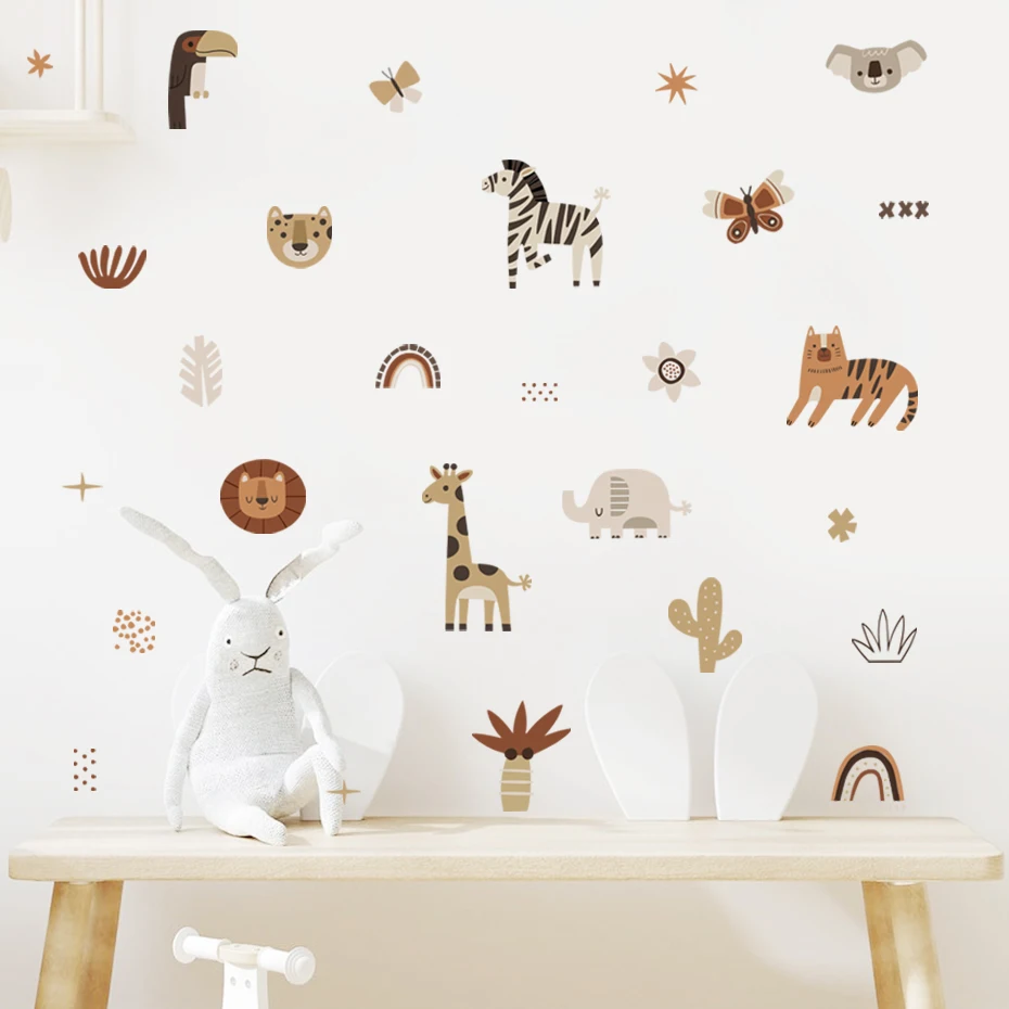 Stiker dinding kamar anak-anak - Baby Nursery Wallpaper ulasan dan harga