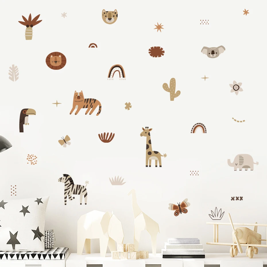 Stiker dinding kamar anak-anak - Baby Nursery Wallpaper ulasan dan harga