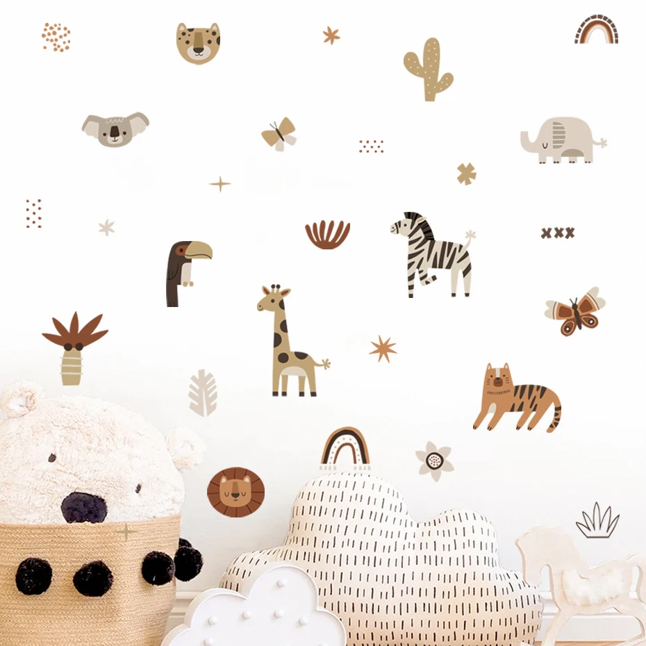 Stiker dinding kamar anak-anak - Baby Nursery Wallpaper ulasan dan harga