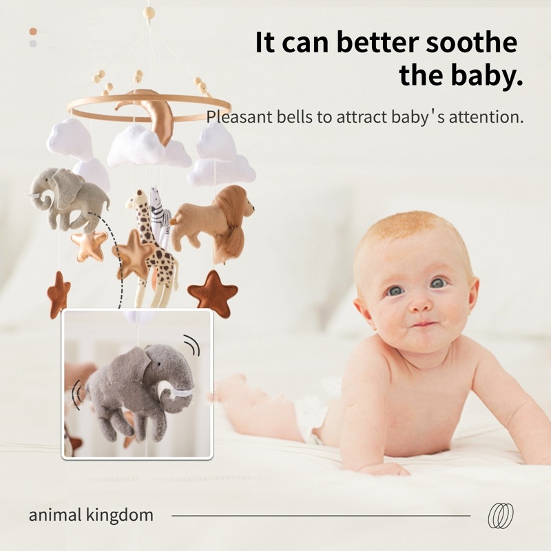 Diskon Besar Mainan Gantung Lo - Baby Nursery Jungle ulasan dan harga